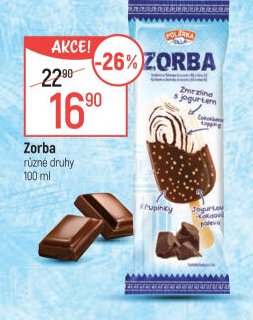 Zorba různé druhy