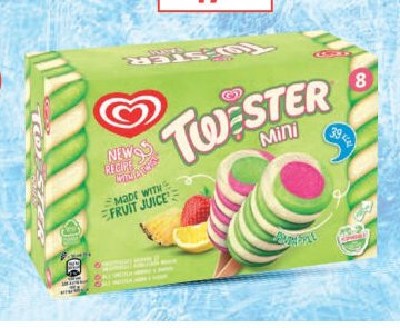 Algida Mini Twister různé druhy