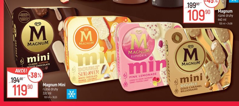Magnum Mini různé druhy - Globus akcniletaky.com