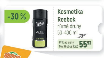 Kosmetika Reebok různé druhy
