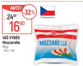 Mozzarella Váš Výběr
