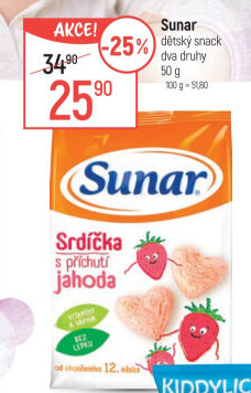 Snack pro děti Sunar