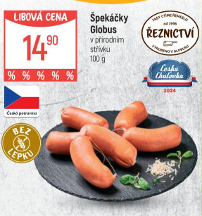 Špekáčky Globus