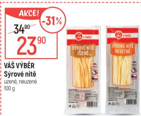 Sýrové nitě Váš výběr