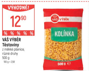 Těstoviny Váš Výběr