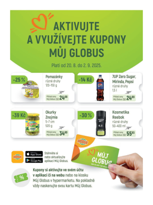 akční leták Globus 20.8.2025-26.8.2025