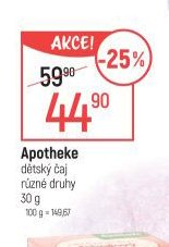 Apotheke dětský čaj