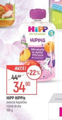 HiPP HiPPis ovocná kapsička