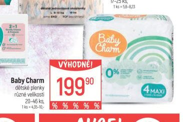 Baby Charm dětské plenky - Globus akcniletaky.com