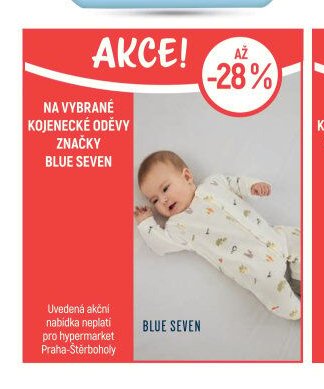 Na vybrané kojenecké oděvy značky BLUE SEVEN