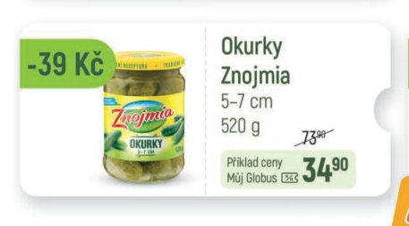 Okurky Znojmia - Globus akcniletaky.com