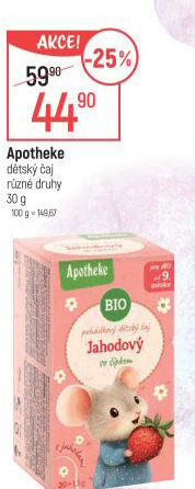 Čaj pohádkový bio Apotheke