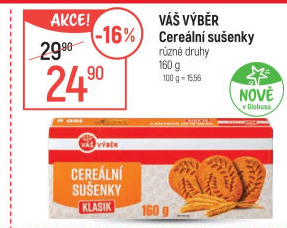 Cereální sušenky Váš Výběr