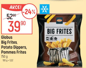 Hranolky mražené Big Frites Globus