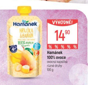 Kapsička ovocná 100% Hamánek
