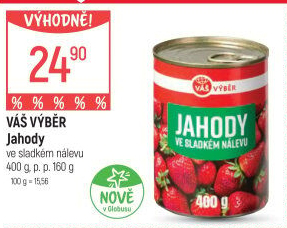Kompot jahody Váš Výběr