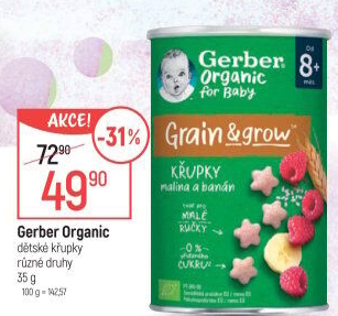 Křupky dětské bio Grain &