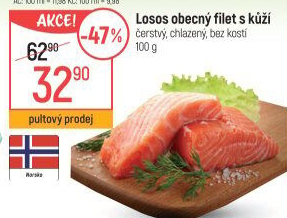 Losos obecný filety