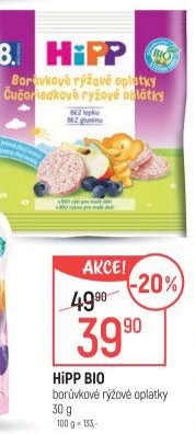 Oplatky rýžové dětské Bio Hipp