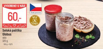 Paštika selská Globus