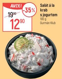 Salát a la krab s jogurtem