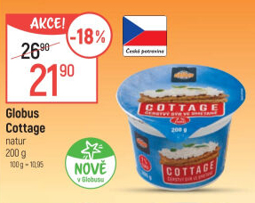 Sýr cottage Globus