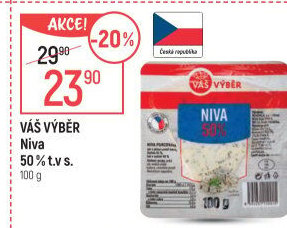 Sýr Niva 50% Váš Výběr