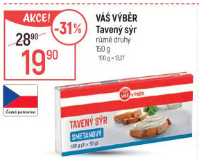 Tavený sýr Váš Výběr