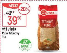 Třtinový cukr Váš Výběr