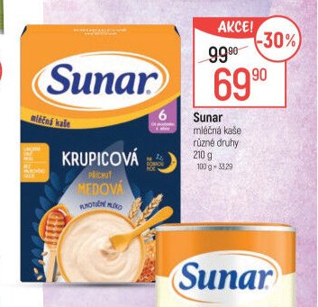 Sunar mléčná kaše