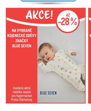 Kojenecké oděvy značky BLUE SEVEN
