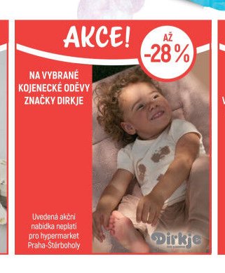 Kojenecké oděvy značky DIRKJE