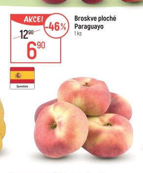 Broskve ploché Paraguayo - Globus akcniletaky.com