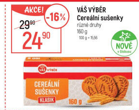 Cereální sušenky Váš Výběr