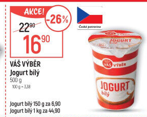 Jogurt bílý Váš Výběr