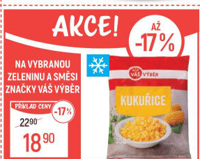 Kukuřice mražená Váš Výběr