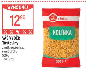 Těstoviny Váš Výběr