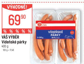 Vídeňské párky Váš Výběr