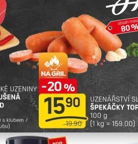 Uzenářství Sláma špekáčky TOP