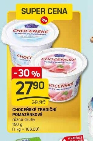 CHOCEŇSKÉ TRADIČNÍ POMAZÁNKOVÉ