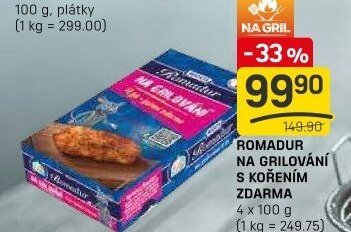 ROMADUR NA GRILOVÁNÍ S KOŘENÍM ZDARMA