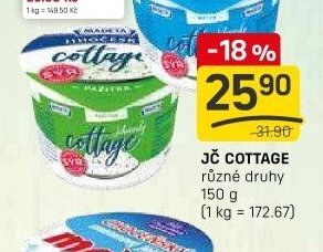 JČ COTTAGE různé druhy