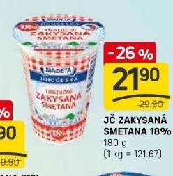 JČ ZAKYSANÁ SMETANA 18%