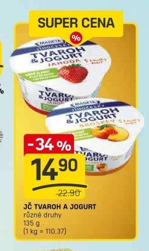 JČ TVAROH A JOGURT různé druhy