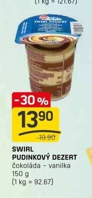 SWIRL PUDINKOVÝ DEZERT