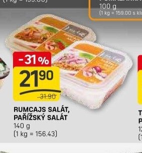 RUMCAJS SALÁT, PAŘÍŽSKÝ SALÁT