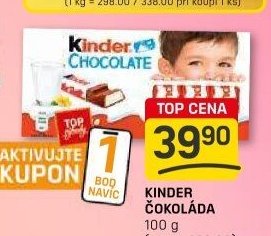 KINDER ČOKOLÁDA