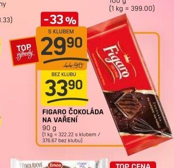 FIGARO ČOKOLÁDA NA VAŘENÍ