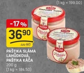 Paštika bítešská lahůdková Sláma