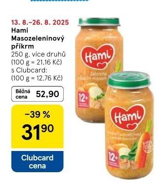 Hami Masozeleninový příkrm